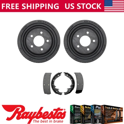 Rear Kit Brake Drums & Brake Shoes For 1992-1996 Chevrolet C1500 Suburban - Image 1 of 4