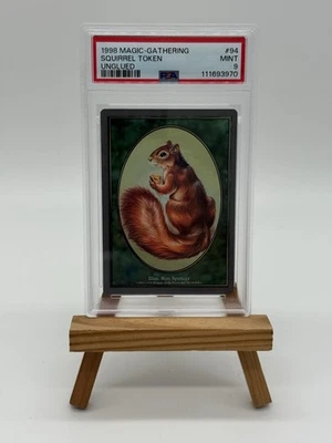 1998 Magic The Gathering MTG Squirrel Token Unglued #94 PSA 9 Pop 2 - Image 1 of 4