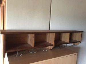 Wandgarderobe-/Hutablage Edelholz - Bild 1 von 18