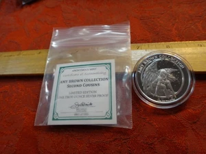 Amy Brown Collection Second Cousins Fairy Oz .999 Silver Coin - LE 865-3000 - Picture 1 of 6