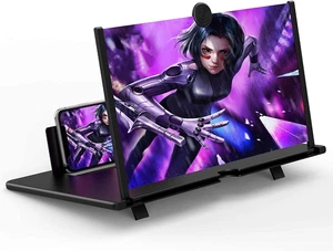 Lente Ingrandimento Smartphone,18 Pollici 3D HD Amplificatore Schermo Cellulare, - Foto 1 di 12