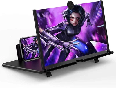 Lente Ingrandimento Smartphone,18 Pollici 3D HD Amplificatore Schermo Cellulare, - Immagine 1 di 4
