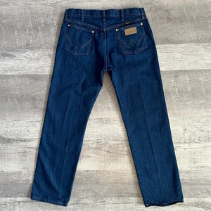Wrangler Cowboy Cut Original Fit Jean Mens 34x30 Rigid Cotton Dark Denim 1013MWZ - Picture 1 of 6