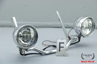Harley Softail 2000 barra de luz antiniebla delantera conjunto señal de giro LED VIDEO #4118 Foto 1 de 4