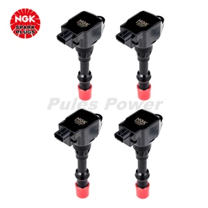 OEM NGK 4 pcs Ignition Coils For 2006 2007 2008 2009 2010 2011 Honda Civic 1.3L - Picture 1 of 6