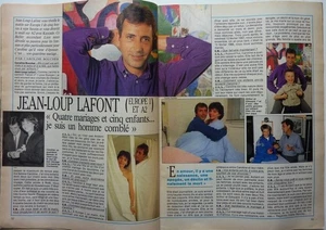 JEAN-LOUP LAFONT = Presseausschnitt 2 SEITEN 1988 / CLIPPING - Bild 1 von 1