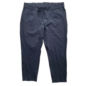 Lululemon Keep Moving Pant 14 Black Jogger Crop Luxstreme Nulu Stretch Travel - Bild 1 von 11