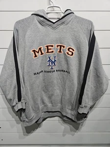 Vintage New York Mets MLB Baseball Team Kapuzenpullover HERREN Größe XXL Lee Sport  - Bild 1 von 7