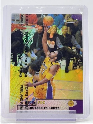 RICK FOX 2000-01 TOPPS FINEST REFRACTOR W/ COATING LAKERS Q3562 - Image 1 of 2