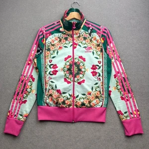Adidas Farm Rio Jacke Damen UK 10 BORBOFLOR Originals Floral Trefoil Full Zip - Bild 1 von 15