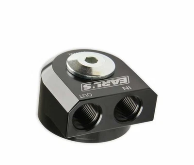 Adaptador de filtro de aceite remoto Earl's 1179ERL Ford bloque pequeño bloque grande FE L6 Chrysl Foto 1 de 4