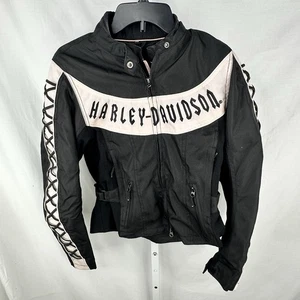 Harley-Davidson Women's Black Riding Jacket - Padded Arms Size XS - Picture 1 of 8