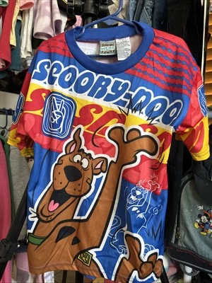 Vintage Scooby-Doo Cartoon Network Wear R U? AOP Shirt - Image 1 of 3