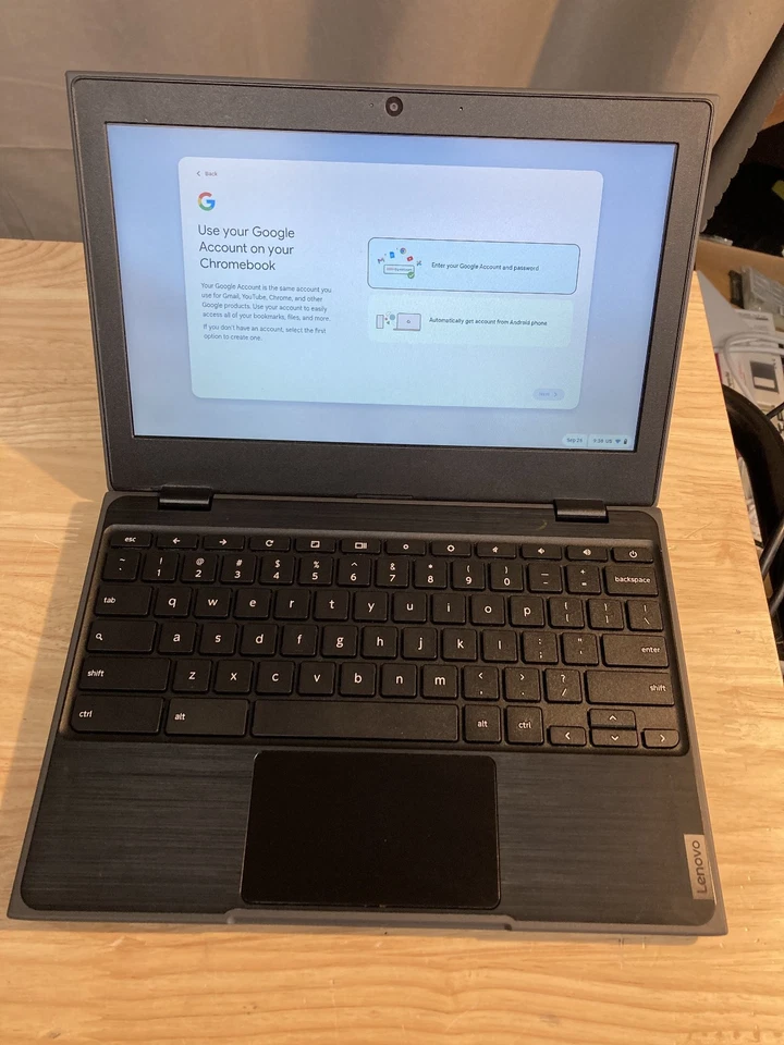 Lenovo Chromebook 100e 2-го поколения 11,6 дюйма 32 ГБ N4020, черный без переменного тока - Изображение 1 из 4