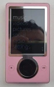 Microsoft Zune Digital Media MP3 Player (1092) 30GB - Pink - WORKS! - Picture 1 of 9