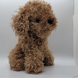 Dan Dee Collectors Choice Shaggy lockig weich braun Plüschhund 10 Zoll Stofftier - Bild 1 von 9