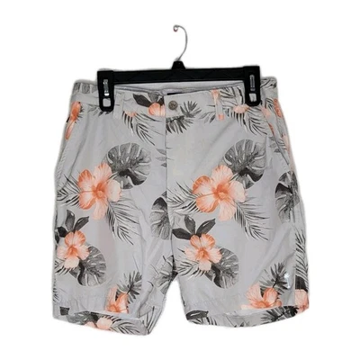 Pantalones Cortos Margaritaville Hombres 30 Hibisco Flor Tropical Informal Ligero Elastizado Foto 1 de 4