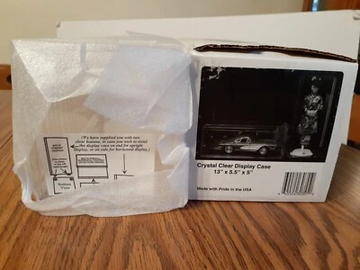 NIB 1/18 scale Acrylic High Quality Clear Base Case Speedgear 13" x 5.5" x 5" - Image 1 of 4