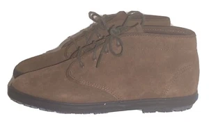 Women's Vintage Keds Size 5 1/2 Tan Leather Booties WH3811M - Picture 1 of 5