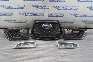 2007 SUBARU WRX STI EJ257 2.5L OEM FRONT BUMPER 3PC GRILLE BUMPER INSERTS #2689 - Picture 1 of 9