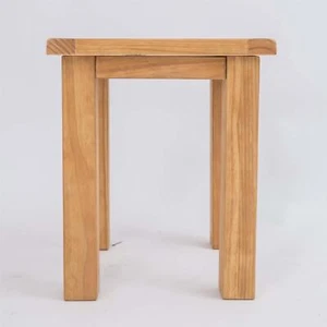 Side Table Stool Oak-effect End Lamp Table Bedroom Living Room Furniture Wooden - Picture 1 of 5