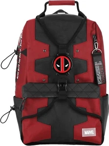 New Marvel Comic Deadpool Laptop Backpack Casual Travel Rucksack School Book Bag - Picture 1 of 6