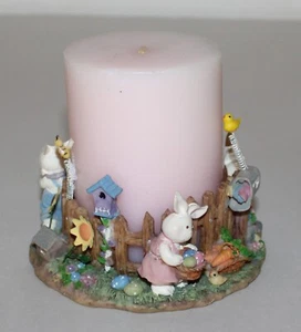 Sonoma genuine Home Goods Easter Bunny Garden Candle 4-1/2" D X 4-1/2" T - Picture 1 of 14