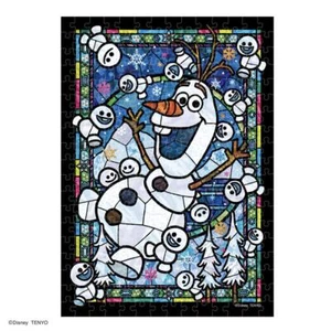 Tenyo Jigsaw Puzzle Frozen Olaf Stained Glass Gyutto Series 266 Pcs ‎DSG-266-967 - Picture 1 of 1