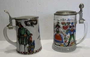 Lot de 2 Belles CHOPES Anciennes à Couvercle - Picture 1 of 8