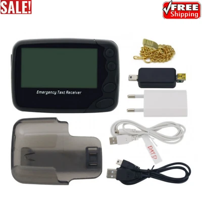 Programmable Alphanumeric Pager Charging POCSAG Pager Emergency Text Receiver - Image 1 of 4
