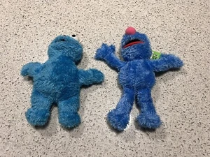 Fisher-price 2005- Plaza Sésamo- Paquete de 2- Cookie Monster & Grover 24 cm- - Imagen 1 de 14