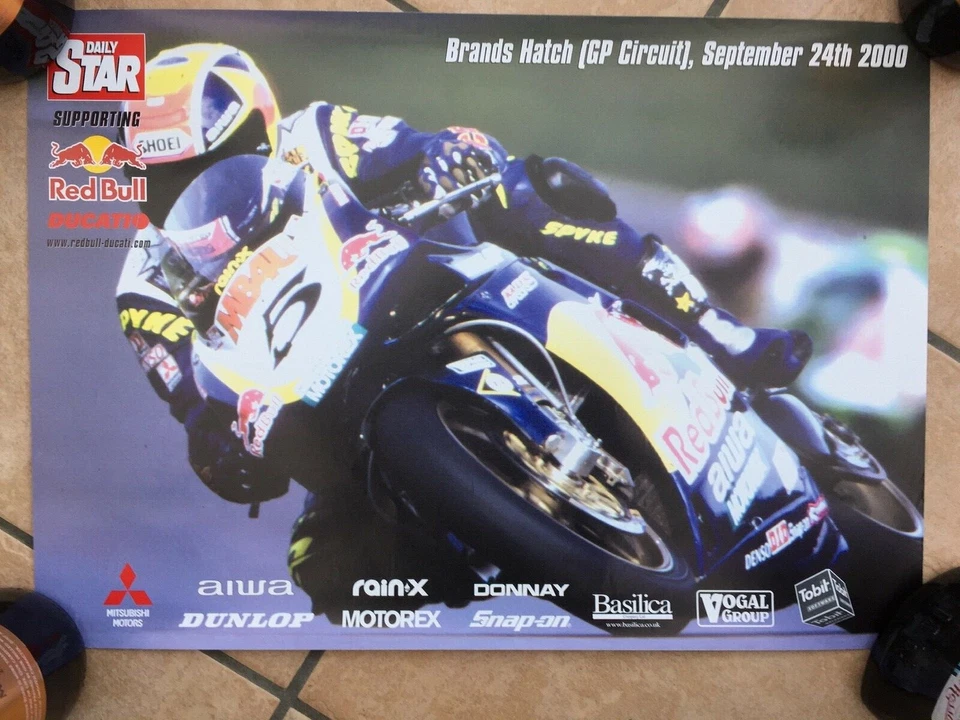 JAMES HAYDON REVE RED BULL DUCATI 748 RS BRITISH SUPERBIKE CHAMPIONSHIP POSTER - Image 1 of 1