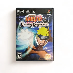 Naruto Uzumaki Chronicles PS2, 2006 étiquette noire manuel complet comme neuf DISQUE - Photo 1/6