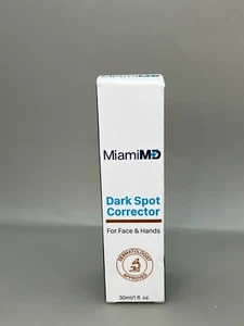 MiamiMD Miami MD Dark Spot Corrector for Face & Hands 1 oz / 30 mL - New in Box - Picture 1 of 5
