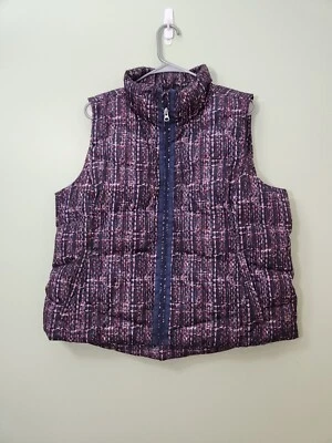 Lands' End Women's Size XL P (18) Full Zip 600 Hyper Dry Down Puffer Winter Vest - Image 1 of 4