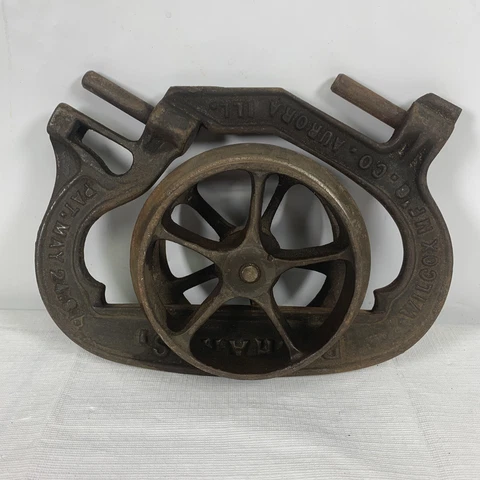 Richard WilcoxMFG CO 1881 DOOR TROLLEY Aurora ILL. Pat. May 24 1881 Cover