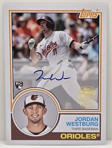 2024 Topps Archives Jordan Westburg Fan Favorites Autograph #83FF-JW - Picture 1 of 2