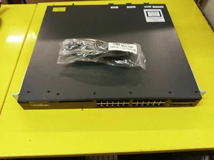 Cisco Catalyst WS-C3650-24PS-L Ethernet PoE+ and 4x1G Uplink Ports Switch - Picture 1 of 3