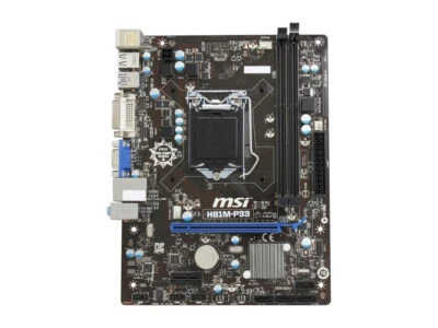 MSI H61M-P33 MS-7817  LGA 1155 Intel H61 mATX Motherboard - Image 1 of 3