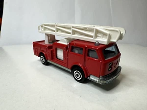 Vintage, Majorette No. 207 Pompier Fire Vehicle red, Made in France. - Picture 1 of 10