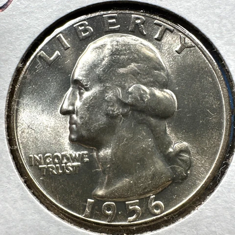 1956 25C Washington Quarter, SILVER (74881) Cover