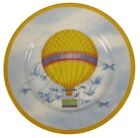 Williams Sonoma Montgolfiere Salad Plate Yellow Hot Air Balloon Porcelain