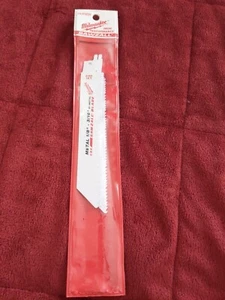 Milwaukee 48-01-5199 Vint Sawzall Blades metal 1/8"-3/16" 3 Blades NOS 518418T - Picture 1 of 2
