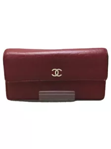 Chanel lange Geldbörse Schaffleder ROT wa001389 - Bild 1 von 8