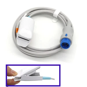 Fit For Mindray T5/T6/T8 Oximetry Probe Adult Finger Clip Oximetry Probe 7 Pin - Picture 1 of 13