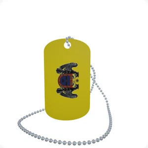 Dog Tag Flagge Fahne Lima Peru Erkennungsmarke Alu 30 x 50 mm - Foto 1 di 1
