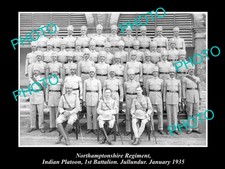 OLD 6X4 HISTORIC MILITARY PHOTO OF NORTHAMPTONSHIRE REGIMENT 1st BATTALION 1935