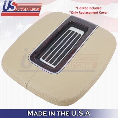 2012 2013 2014 For Cadillac Escalade ESV Center Console Lid Vinyl Cover Tan - Image 1 of 4