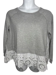 Cupio Damen Pullover Strickpullover Gr. XL Langarm Ösen vorne & hinten - Bild 1 von 18