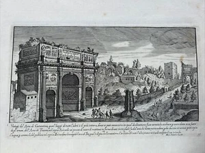 Rom, Ansicht des Konstantinsbogens, Sadeler Egidius II. (1570/ 1629) - Bild 1 von 8